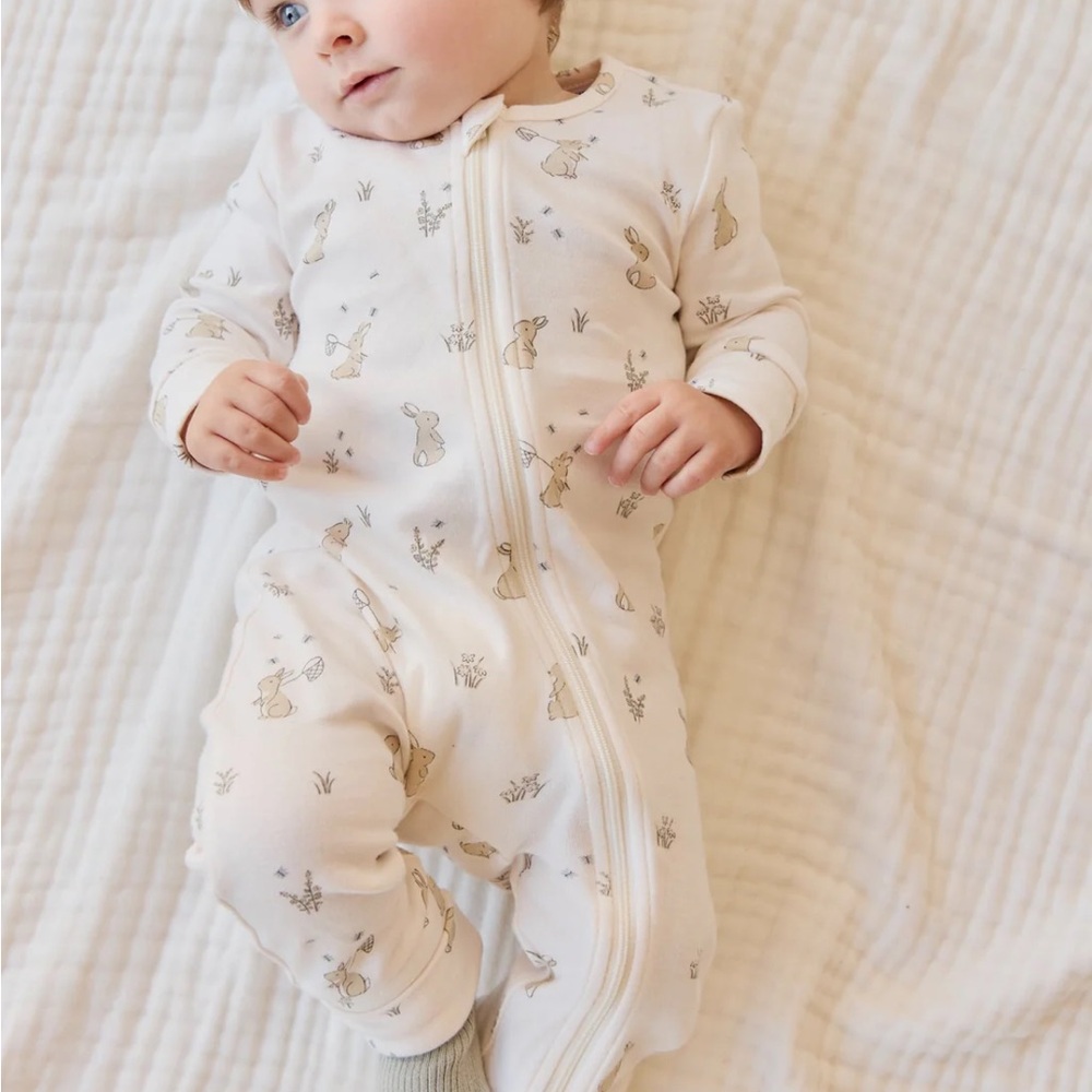 Jamie Kay Bunny Print Kids Pajamas
